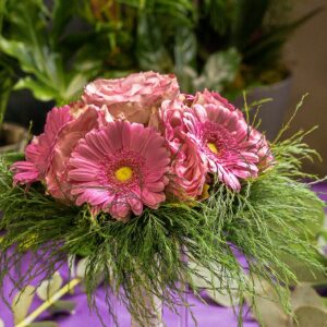 Bouquet marié rose