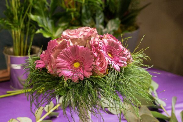 Bouquet marié rose